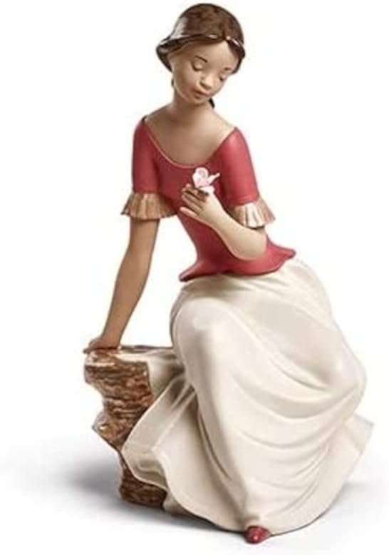 NAO NAO Spring Reflections Porcelain Woman Figure 