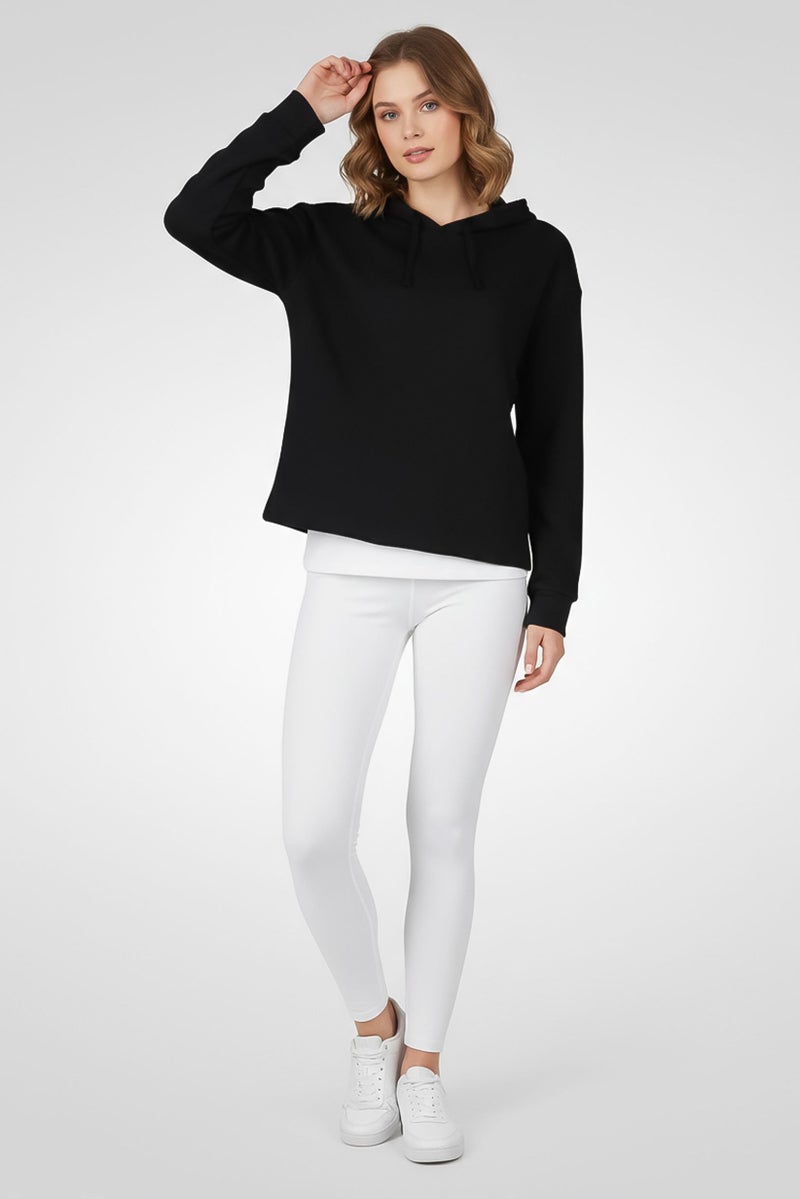 Nike Women Therma Fit Long Sleeve Training Hoodies, Black - Image 1