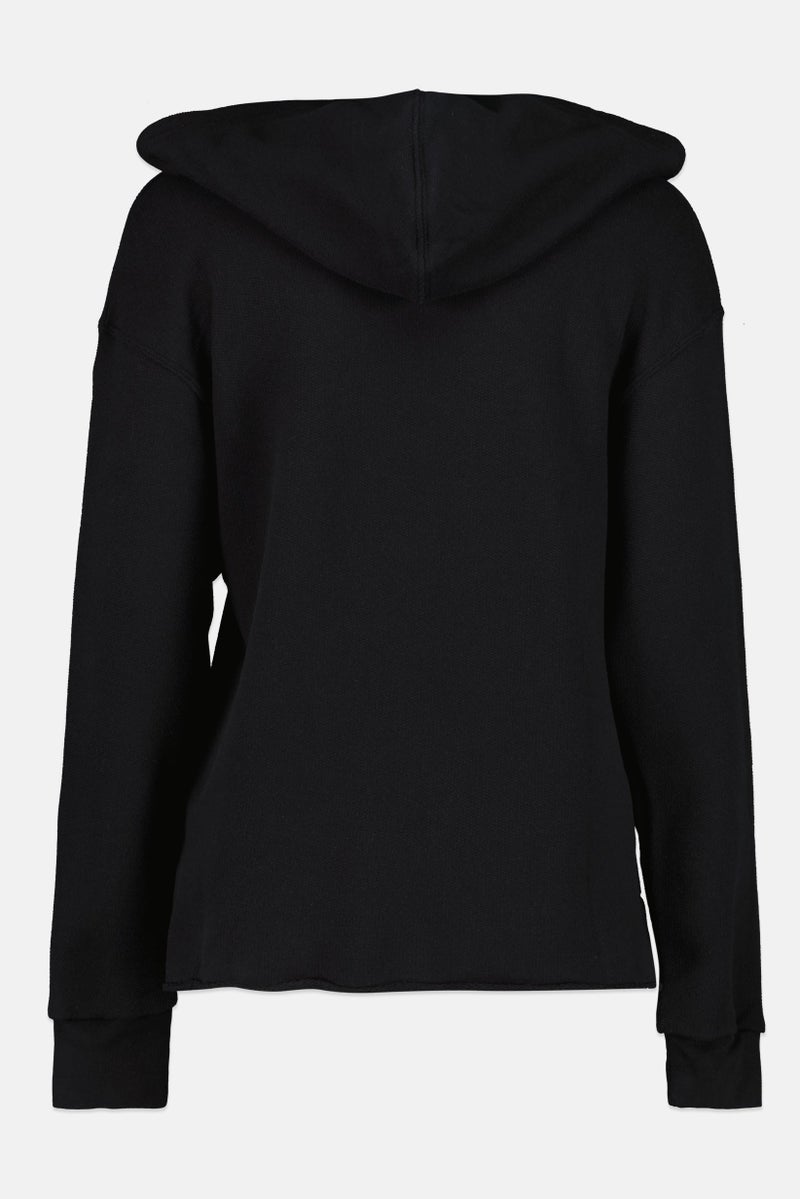 Nike Women Therma Fit Long Sleeve Training Hoodies, Black - Image 2
