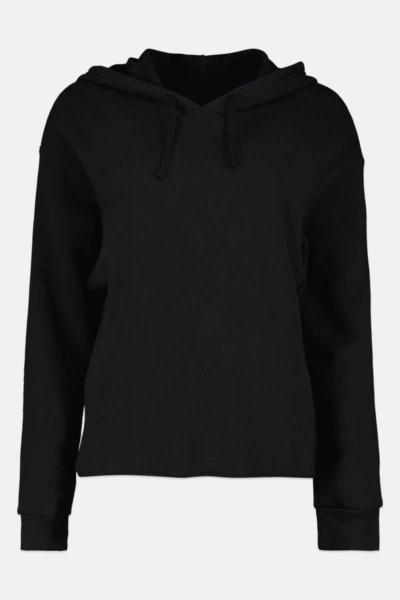 Nike Women Therma Fit Long Sleeve Training Hoodies, Black - Image 3