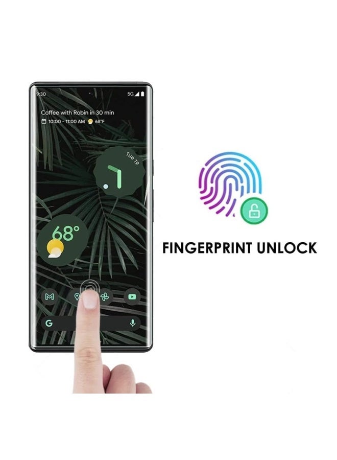 DUSALA Screen Protector for Pixel 6 Pro UV Tempered Glass, Film HD Screen Saver, 9H Hardness, Bubble-free Screen Replacement Protector Film - Image 4