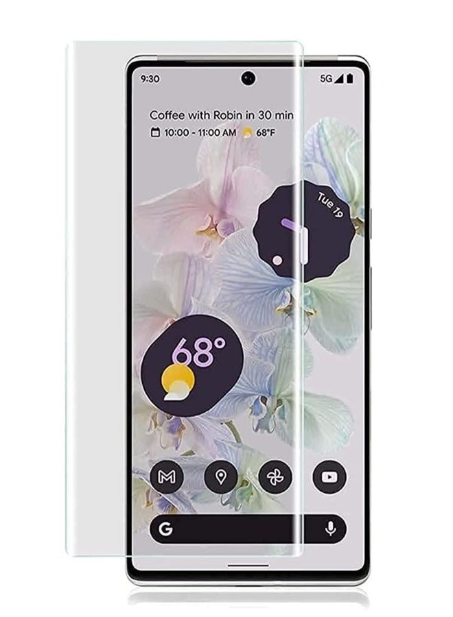 DUSALA Screen Protector for Pixel 6 Pro UV Tempered Glass, Film HD Screen Saver, 9H Hardness, Bubble-free Screen Replacement Protector Film - Image 1