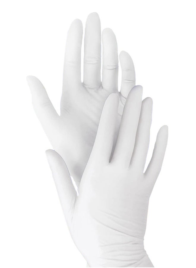 Home Pro Home Pro Latex Gloves Small Size 100Pcs White  - Image 1