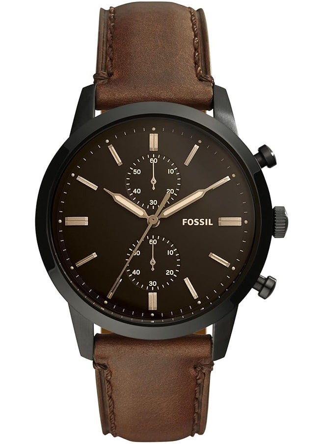 FOSSIL Fossil Men's imported waterproof leather Quartz Watch -FS5437  - Image 1