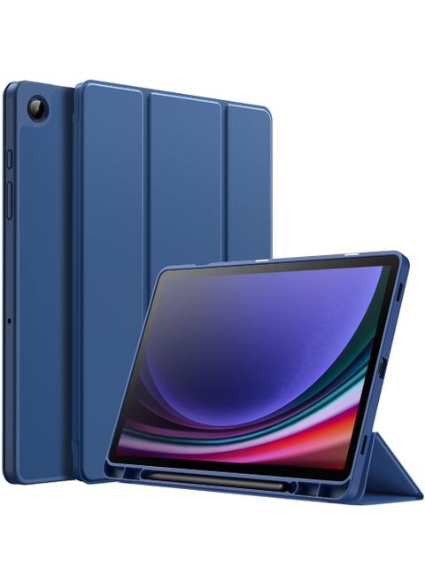 Case for Samsung Galaxy Tab A9 8.7-Inch 2023 Soft TPU Tri-Fold Stand Protective Tablet
