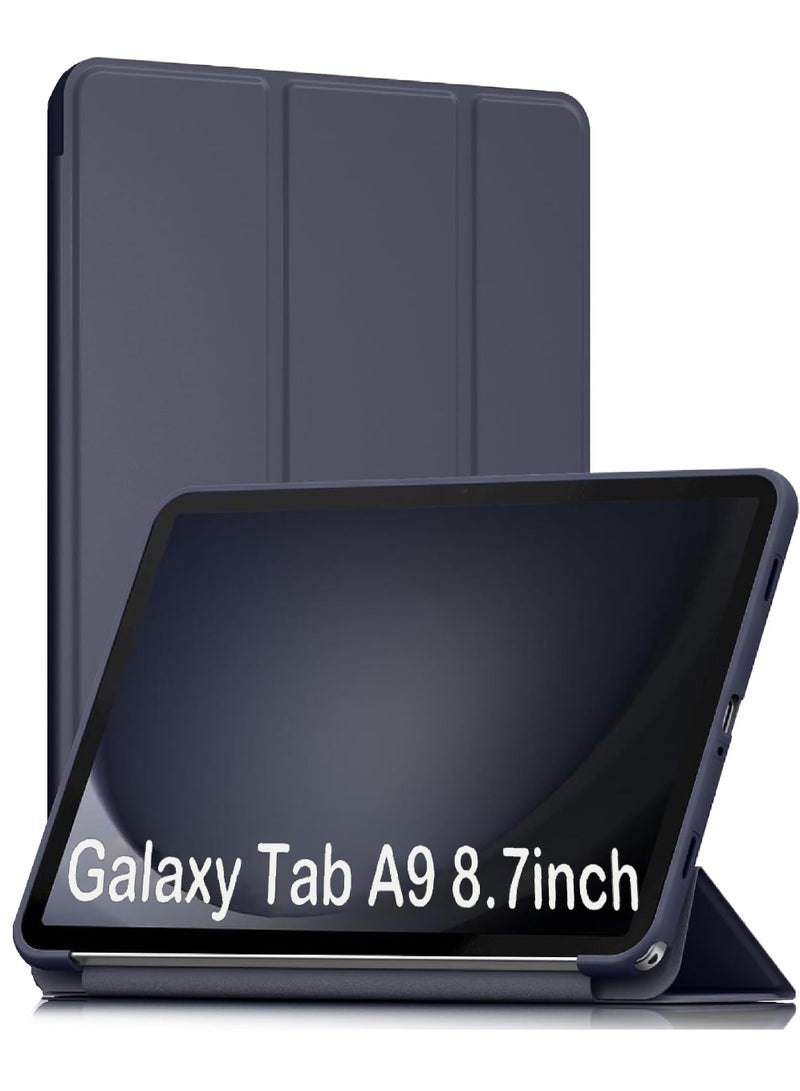 Rock Pow Case for Samsung Galaxy Tab A9 8.7-Inch 2023 Soft TPU Tri-Fold Stand Protective Tablet - Image 1