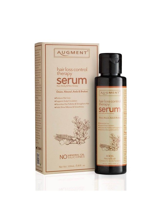 Hair Loss Control Therapy Serum With Goodness Of Almond Amla Brahmi Onion & Other Natural Herbs Hair Growth No Parabens No Mineral Oils 100Ml
