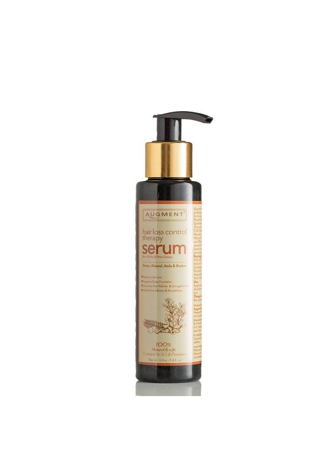 Hair Loss Control Therapy Serum With Goodness Of Almond Amla Brahmi Onion & Other Natural Herbs Hair Growth No Parabens No Mineral Oils 100Ml