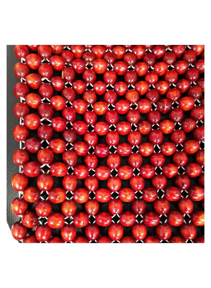 وسادة مقعد سيارة عالمية عالية الجودة ، وسادة مقعد من الخرز الخشبي ، وسادة مقعد لؤلؤة خشبية من النوع الشبكي ، وسادة جلوس للسيارة مارون 2 قطعة - Image 3