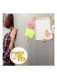 Excefore 12 Solid Refrigerator Magnets Heavy Refrigerator Magnets White Board Magnets For Office Use  - Image 2