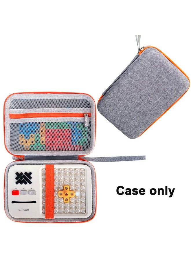 JCHPINE Hard Carrying Case For Giiker Super Blocks Puzzle Game, Protective Storage Holder For Giiker Brain Teaser Puzzles Interactive Handheld Game Console Accessories (Case Only) (Orange For Super Blocks) - Image 2
