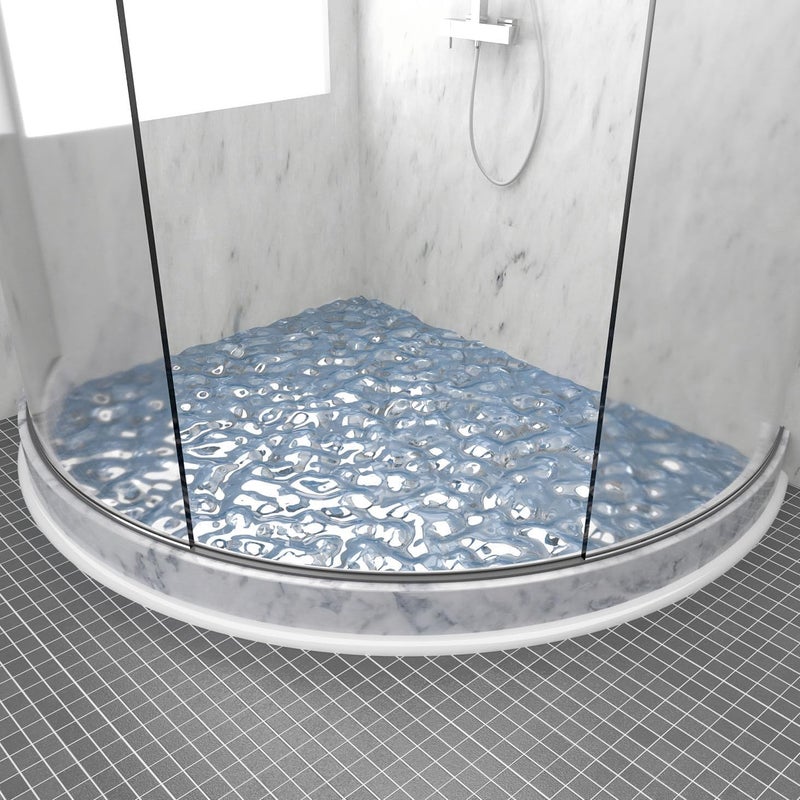 Duzzy 78 Inch Flexible Quarter Round Molding, Silicone Rubber Peel and Stick Shower Water Barrier Suitable for the Shower Corner or Kitchen Countertop Sink and Cooktop - Image 4