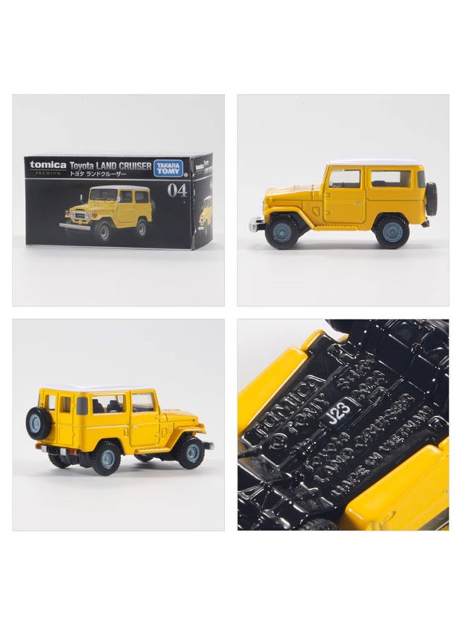 Domeca Car Alloy Car Black Box Model Genuine Car Model Toy Car Sports Car Red Box Genuine Goods-Color:TP04 Toyota Land Cruiser  - Image 1