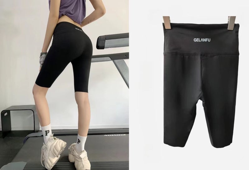 Sports Fitness Clothing Women'S Short-Sleeved Mid-Length Slim-Fit Hip Covering Breathable Outer Wear Yoga Top - Image 1