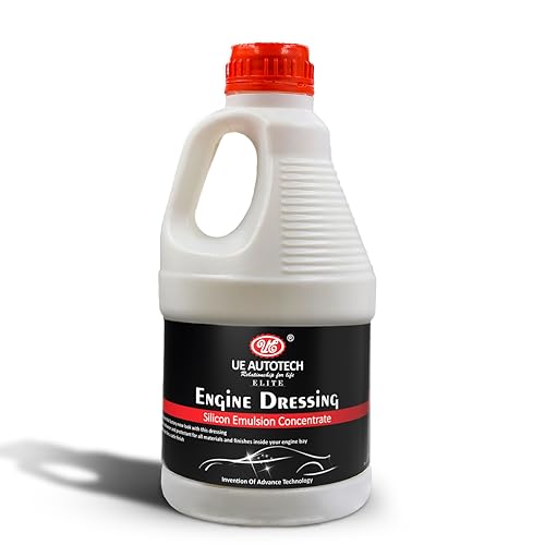 Ue Engine Degreaser for Car - 1 Liter All Purpose Cleaner | Silicone Spray for Bike and Wheel Cleaner - Protective, Non-Greasy and High Gloss Finish for Your Engine Compartment Coating - Image 1