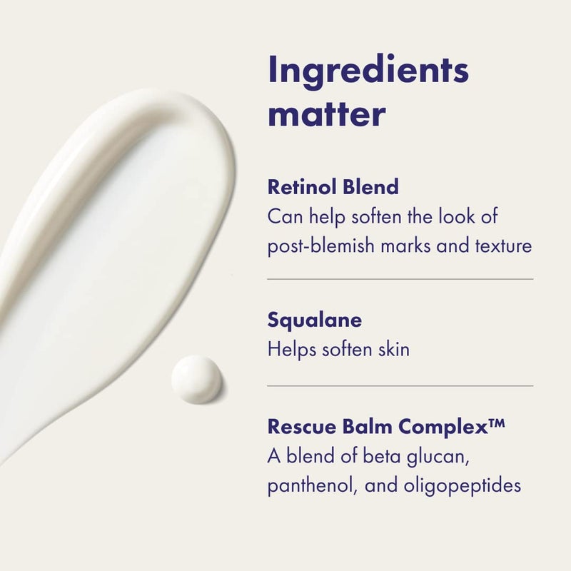 Hero Rescue Retinol Nighttime Renewing Cream - Helps With the Look of Uneven Texture and Post-Blemish Marks - Gentle, Non-Drying Formula, Introduction Retinol - Safe for Sensitive Skin (30 ml) - Image 5