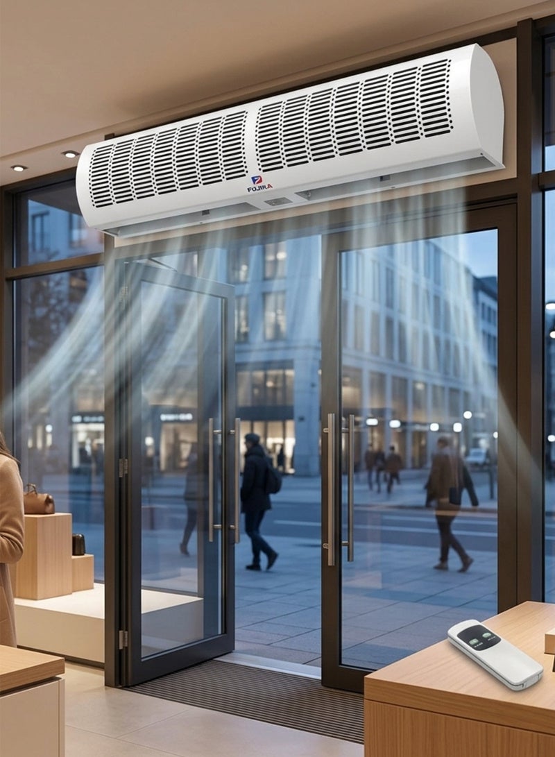 FUJIKA 100cm Air Curtain - 2 Fans - White - HFM-1210Q - Image 3