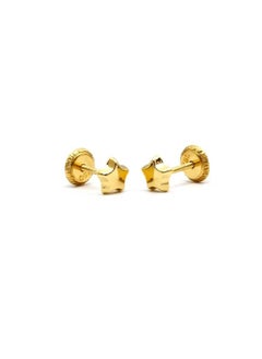 Gold Zone Real Gold Shine Star Screw Earring  - Image 3