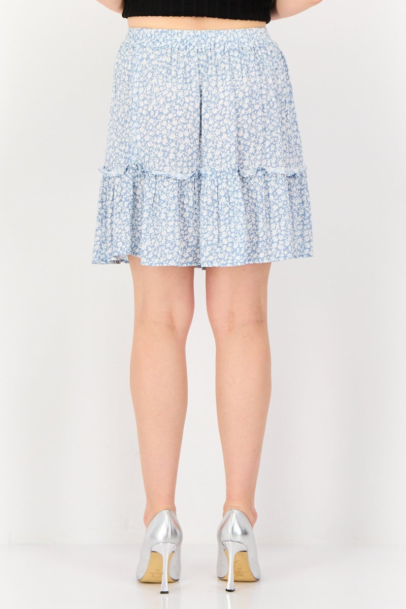 DOROTHY PERKINS Women Floral Print Mini Skirts, Multicolor - Image 2