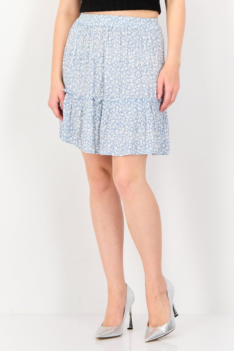 DOROTHY PERKINS Women Floral Print Mini Skirts, Multicolor - Image 1