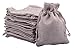 Sansam 50pcs 40X560 Inch Drawstring Burlap Gift Bags Jute Jewellery Pouches Small Plain Lining Burlap Favor Sacks For Herb Spices Jute Treat Bags for Christmas Wedding Party - Image 1