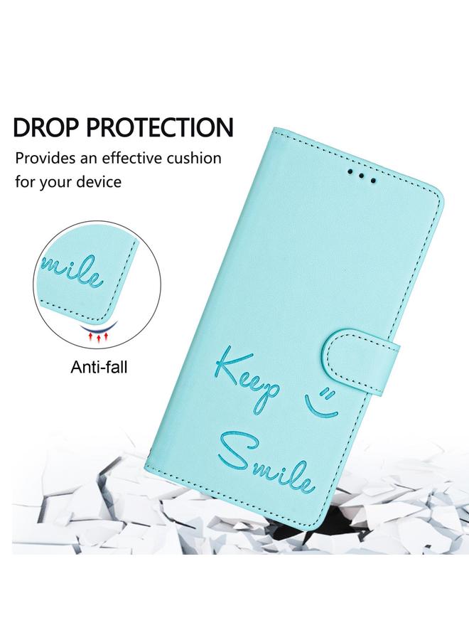 S-TOP Case For Realme 14 Pro+ 5G Smile Embossing RFID Leather Phone Case - Image 5