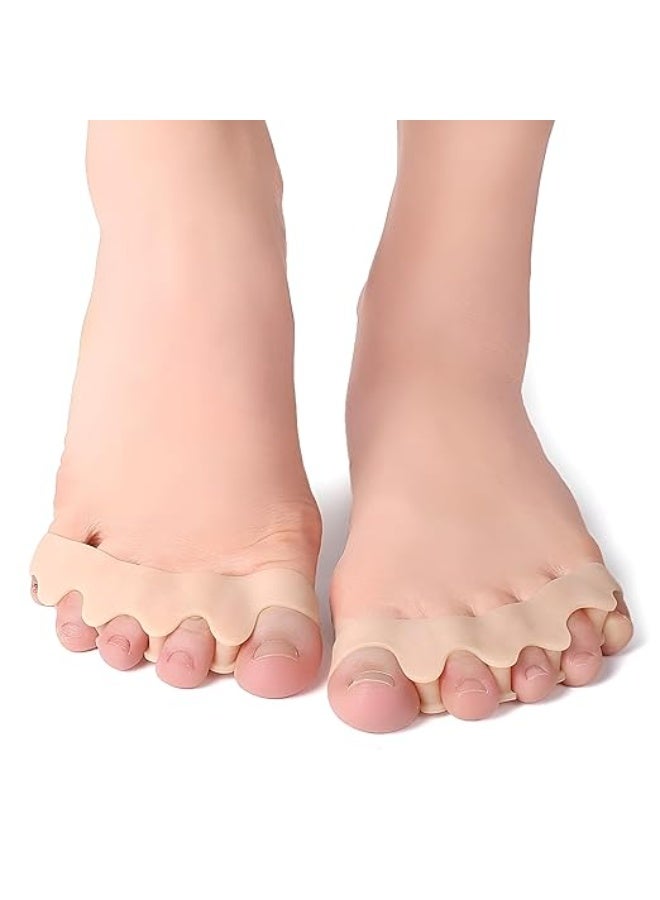1 Pair Premium Silicone Toe Separators – Bunion & Hammer Toe Corrector, Soft Medical-Grade Gel, Pain Relief, Reusable & Washable, One Size Fits All - Image 5