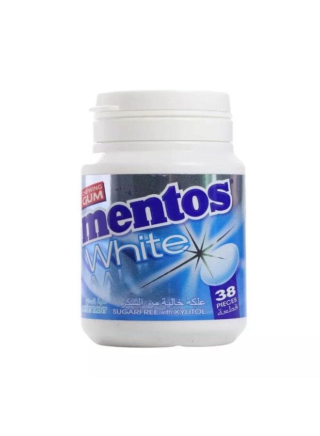 Mentos White Sweet Mint Chewing Gum - 38pcs - Image 1