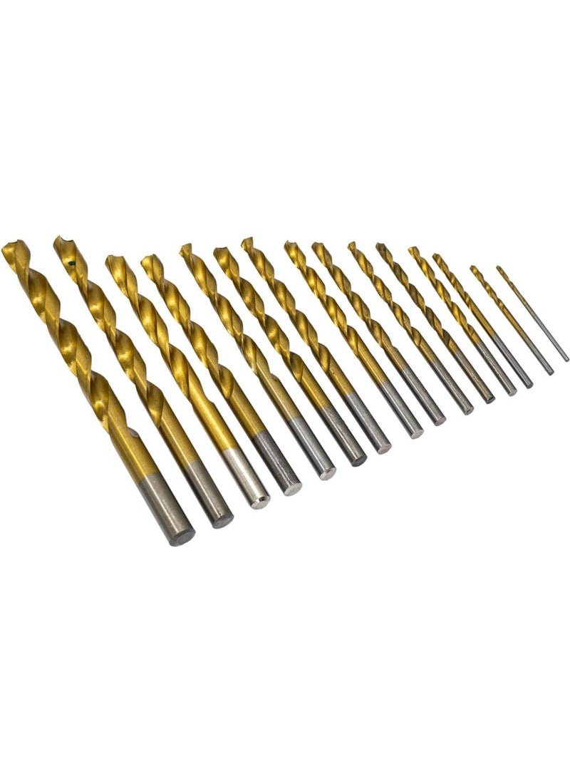 TiTi 6105 Hss Drill Bit Set Wood Metal 15 Pieces  - Image 3