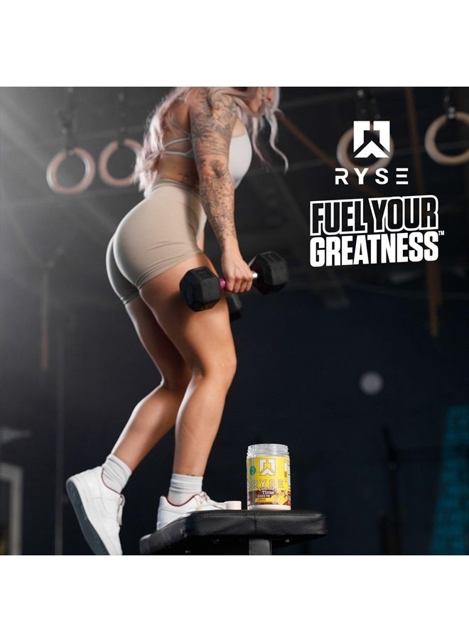 RYSE Up Supplements - Loaded Pre Workout Powder Supplement for Men & Women | Pumps, Energy, Focus | Beta Alanine + Citrulline | 390mg Caffeine | 30 Servings (Freedom Rocks) - Image 1