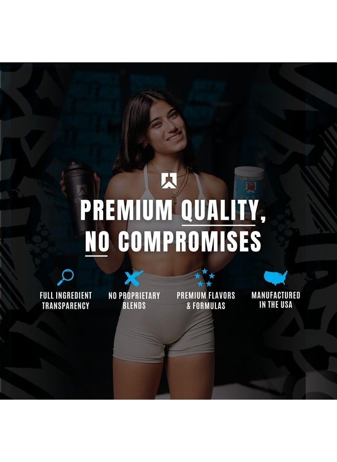 RYSE Up Supplements - Loaded Pre Workout Powder Supplement for Men & Women | Pumps, Energy, Focus | Beta Alanine + Citrulline | 390mg Caffeine | 30 Servings (Freedom Rocks) - Image 1