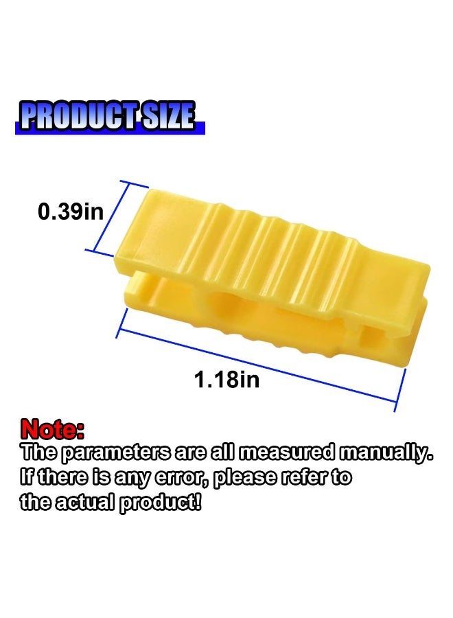 أداة سحب فيوزات السيارة (3 قطع)، أداة استخراج فيوزات بلاستيكية عالمية للسيارات والقوارب، أداة إزالة مشبك إدخال فيوزات السيارة لصيانة المركبات (أصفر) - Image 2