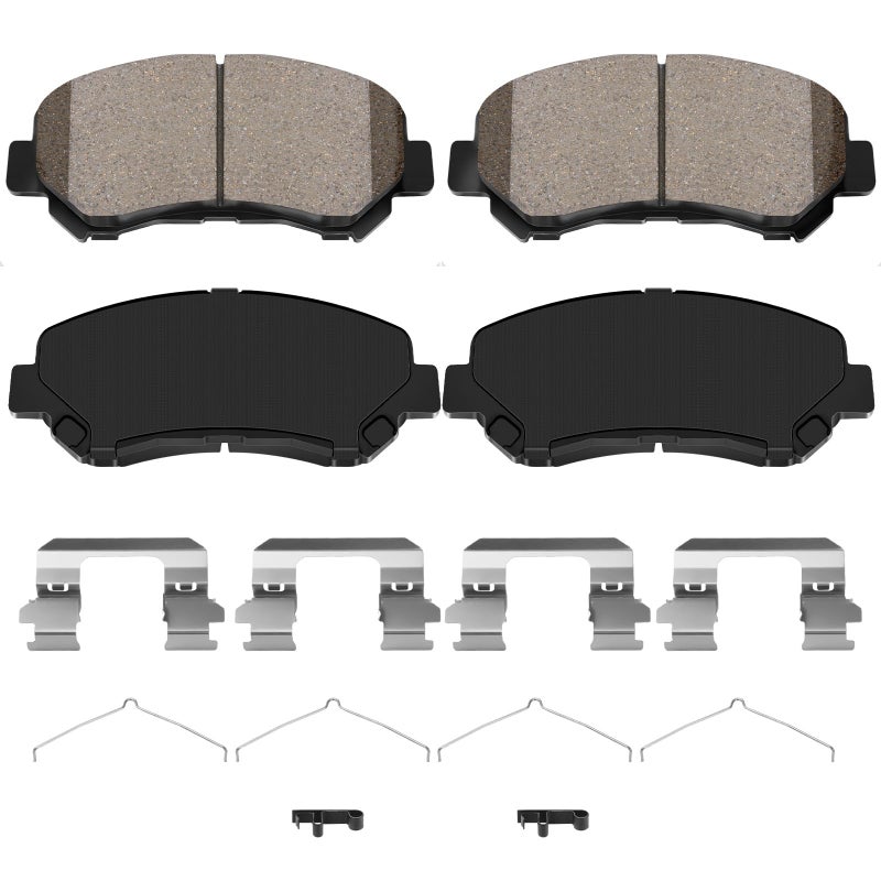 Front Brake Pads Compatible with 20092014 20162023 Nissan Maxima 20092012 Sentra 20142017 Juke Ceramic Brake Pads with Hardware ReplacementHZ1374