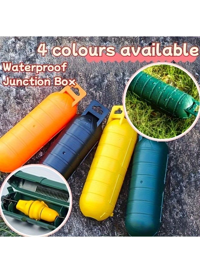 Green Outdoor Extension Cord Protection Box Waterproof PVC All Weather Cover - Image 2