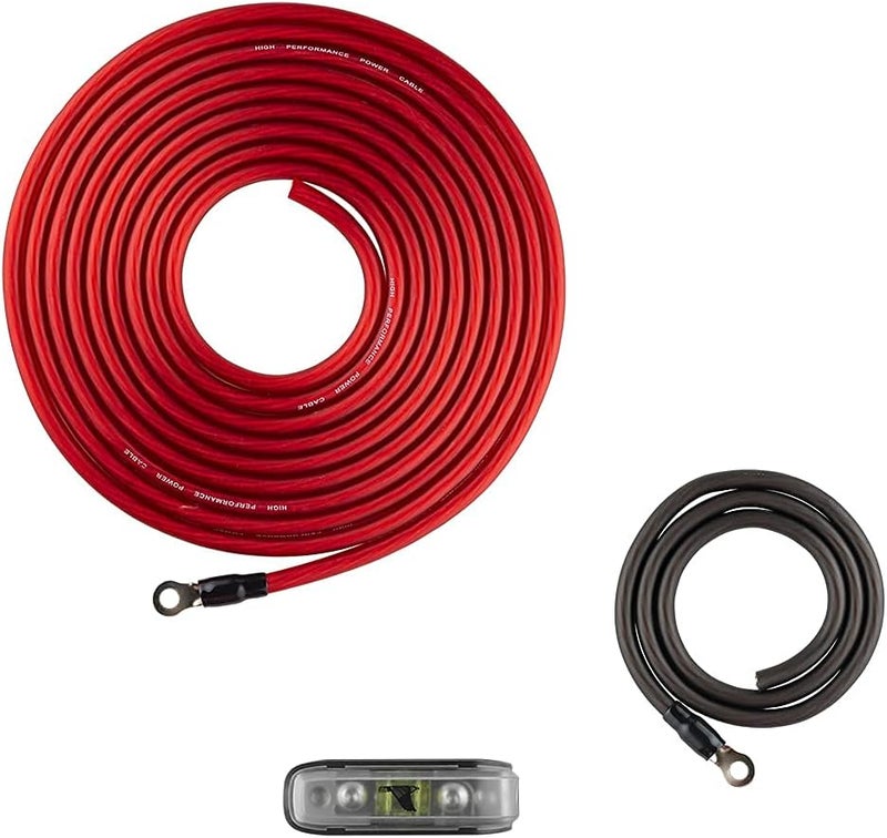 DS18 AK4 Complete 4 Gauge CCA Amplifier Installation Wiring Kit - Ampkit Helps Make Connections, Brings Power to Your Radio, Subwoofers, Speakers with Super Flex Wire - 1200W for 1 Amplifier - Image 5