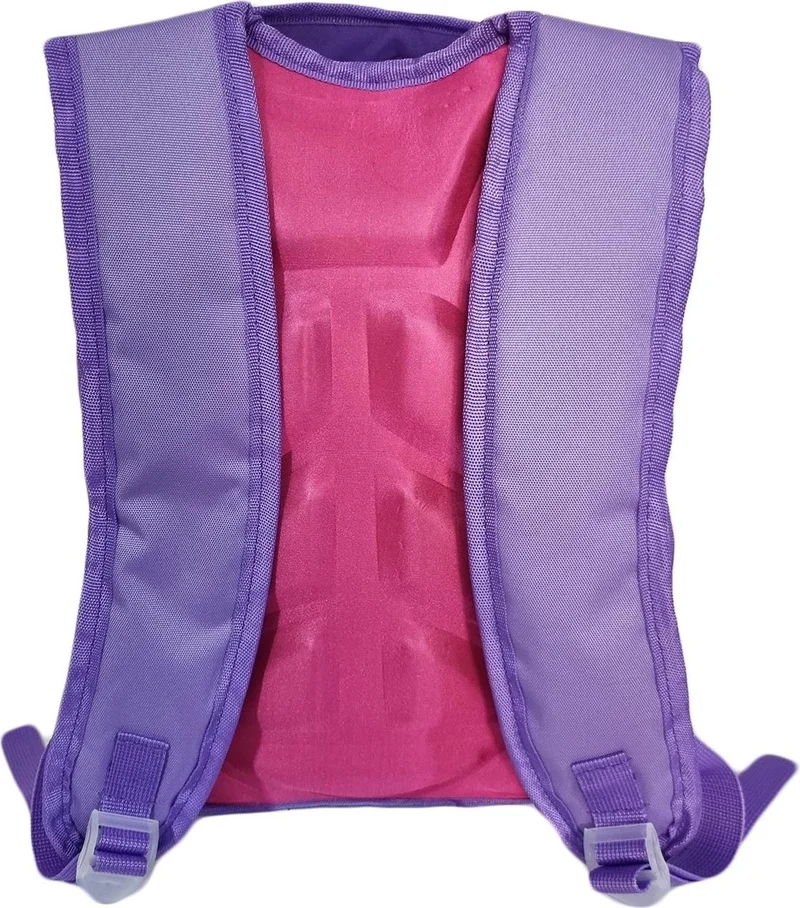 Masho Trend 3 Compartment Furry Kuromi Primary School Bag + Lunch - Kuromi Primary School Girl Bag