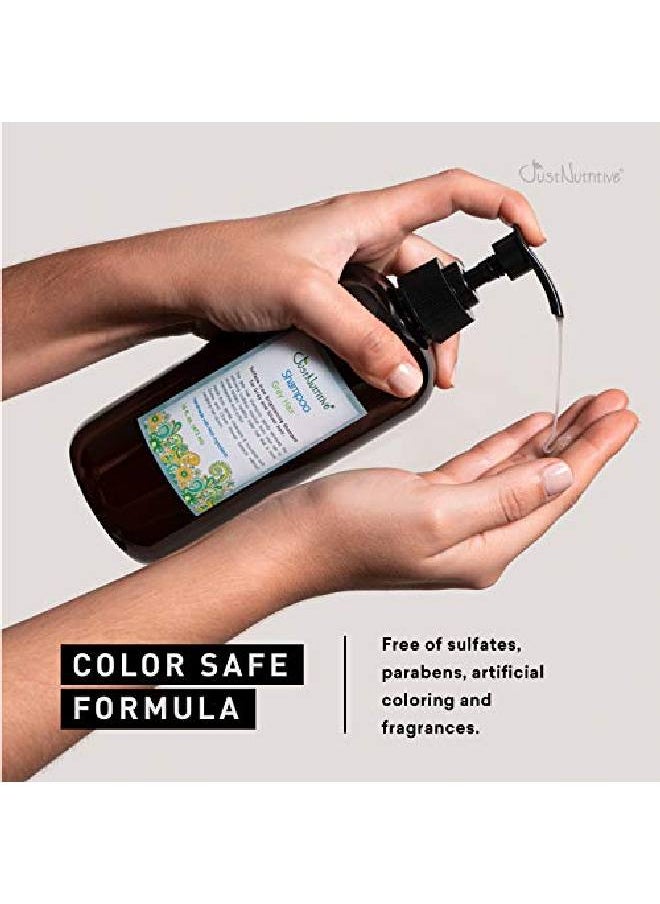 Just Nutritive Gray Hair Shampoo ; Gray Hair Treatment ; Just Natural Hair Care ; Natural Shampoo ; ; 16 Oz  - Image 3