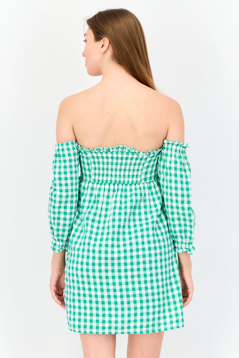 ONLY فستان ميني مزخرف بخطوط دقيقة للنساء، متعدد الألوان - Image 3