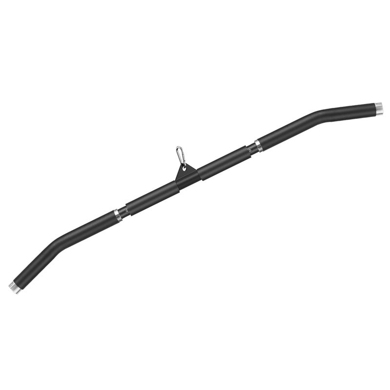 SERTT Upgraded LAT Pulldown Attachments, Removable 14.76/39.37 Inch Short/Wide Grip LAT Pull Down Bar with Non-Slip Handle, Home Gym Tricep Bar Training - Image 1