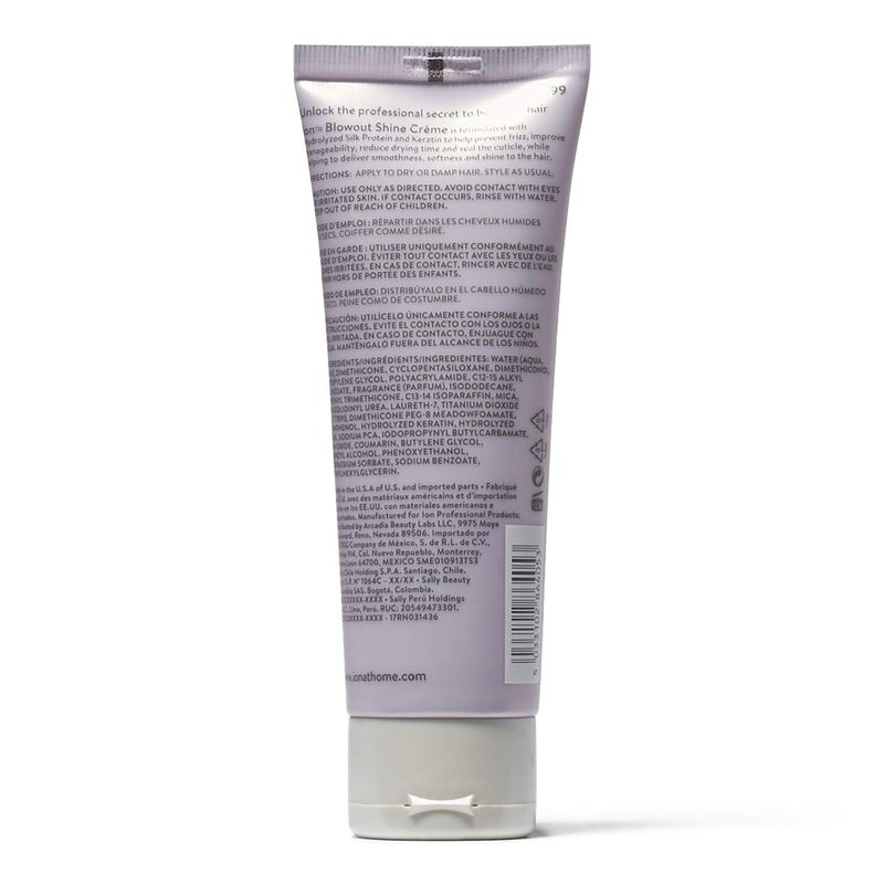 ion Weightless Shine Creme, Lightweight, Reduces Frizz, Enhances Shine, Softens Hair - Image 2