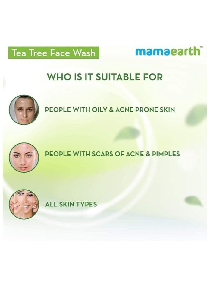 Mamaearth Tea Tree Face Wash - 100 ml - Image 5
