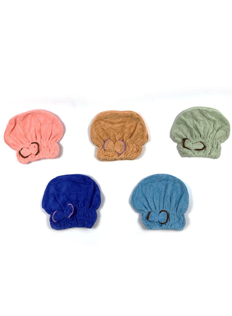 Absorbent   Cotton Head Cap: Keep your hair dry and clean. - Image 2