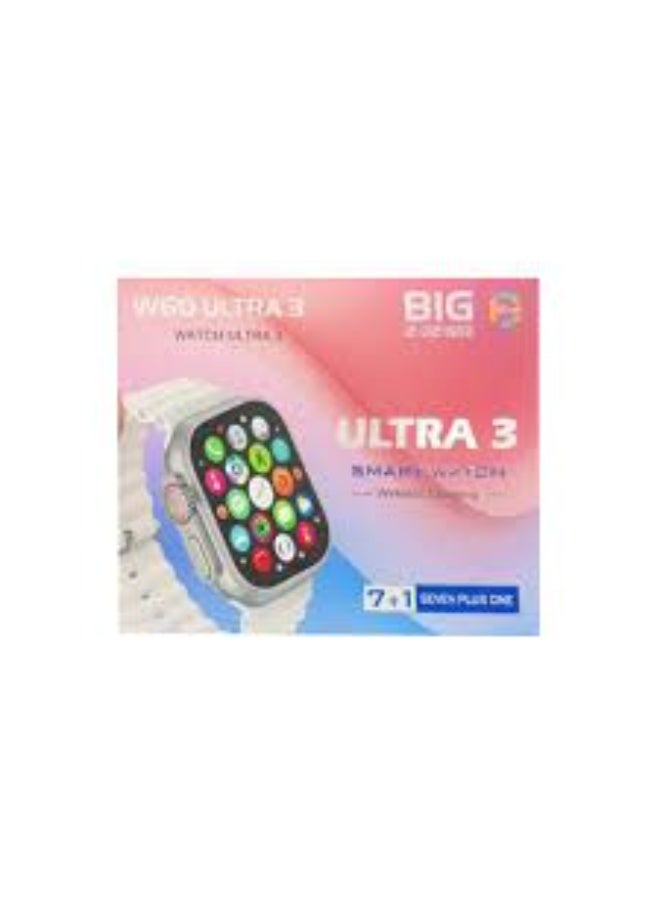 ساعة ذكية ألترا 3، ساعة ذكية 7 في 1 بألوان سوار متعددة - Image 2