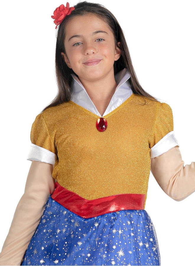 Ciao زي ديزني سنو وايت 5-7 سنوات | فستان أميرة للأطفال | فستان بيانكانيف من مجموعة أميرات ديزني - Image 4