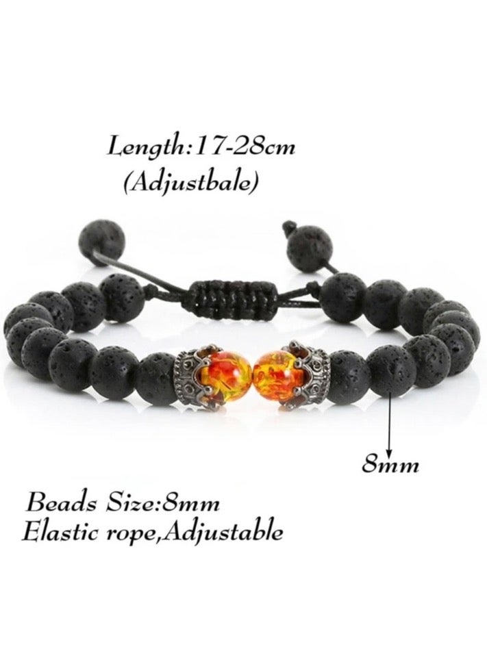 JewelryLand Bracelet For Men Made Of Stones - Image 2