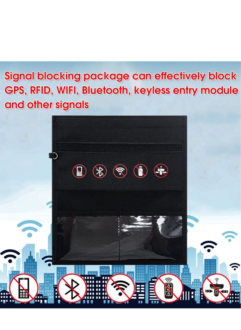KASTWAVE - Faraday Bag for Key Fob Faraday Key Fob Protector Car RFID Signal Blocking Faraday Cage for Anti-Theft Anti-Tracking Anti-Hacking Case Blocker - Image 1