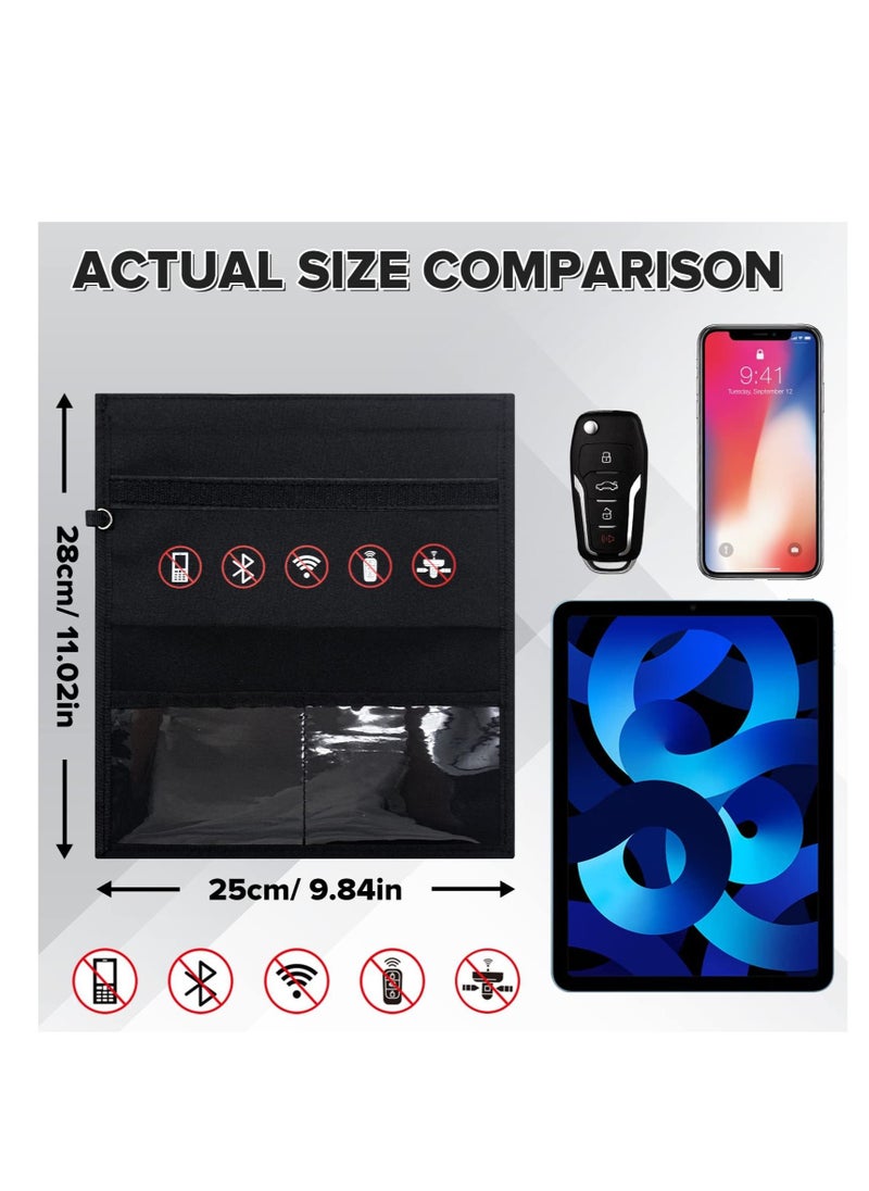 KASTWAVE - Faraday Bag for Key Fob Faraday Key Fob Protector Car RFID Signal Blocking Faraday Cage for Anti-Theft Anti-Tracking Anti-Hacking Case Blocker - Image 1
