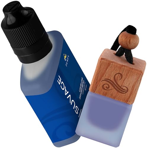 Perfa Suvage Gift Set with Refill Bottle | Automotive Air Fresheners with Sauvage Fragrance | Strong Car Perfume | Odour Eliminating Car Air Fresheners by Perfa - Image 2