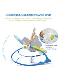 tiibaby 3-in-1 Vibrating And Hanging Toys Baby Bouncer Seat  Infant to With Music Toddler Rocker 0-30 Months  - Image 4