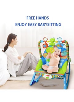 tiibaby 3-in-1 Vibrating And Hanging Toys Baby Bouncer Seat  Infant to With Music Toddler Rocker 0-30 Months  - Image 5